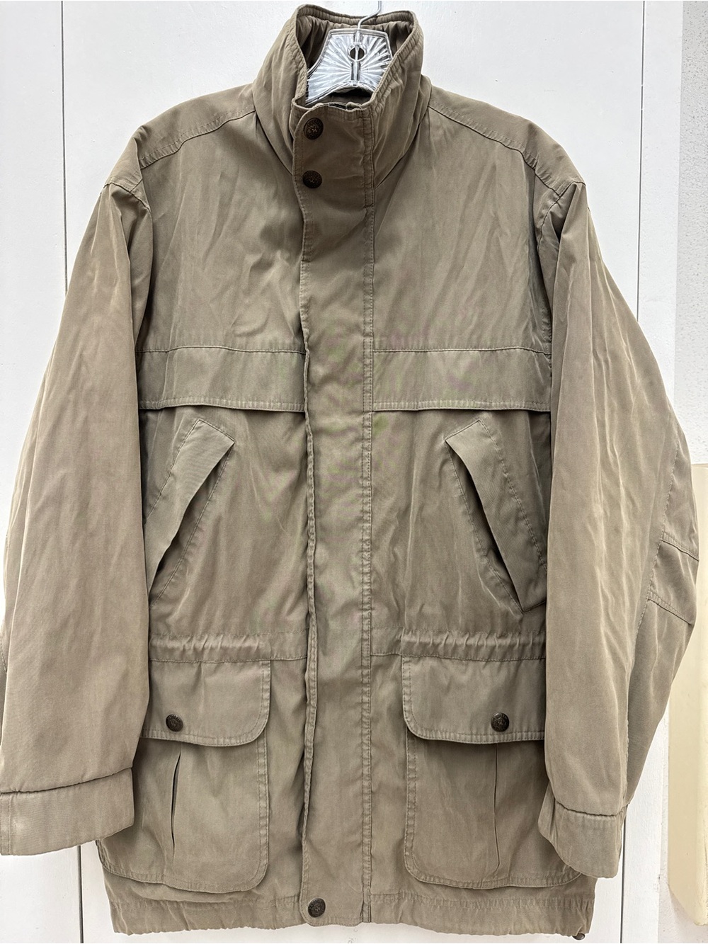 Pacific Trail Men's Tan Khaki Utility Field Jacket Parka S Outdoor Cabincore - Picture 11 of 13